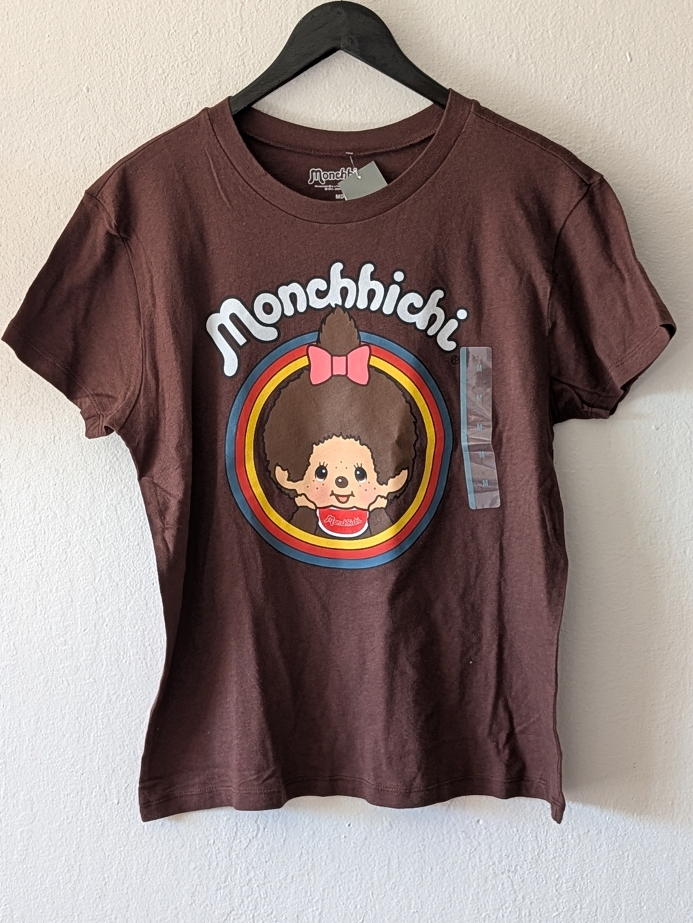 Monchhichi Brown Graphic Short Sleeve Tee